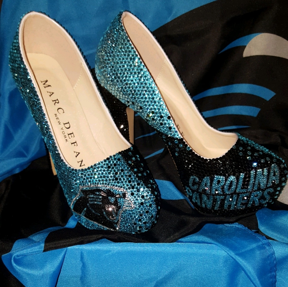 NFL Carolina Panthers Custom DesignPumps